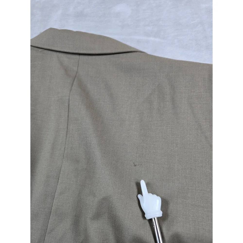 JoS A Bank Suit Mens 50R 2 Piece Pants 40x31 Taupe Wool Pleated Classic Fit
